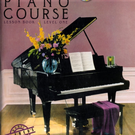 Alfreds Basic Adult Piano Course Lesson Book Bk 1 Book  CD