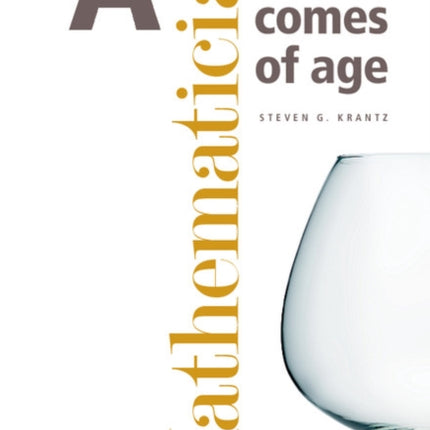 A Mathematician Comes of Age