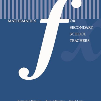 Mathematics for Secondary School Teachers