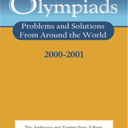 Mathematical Olympiads 20002001  Problems and