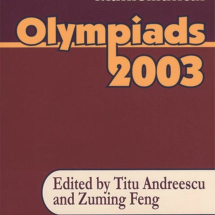 USA and International Mathematical Olympiads 2003