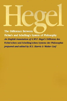The Difference Between Fichtes and Schellings