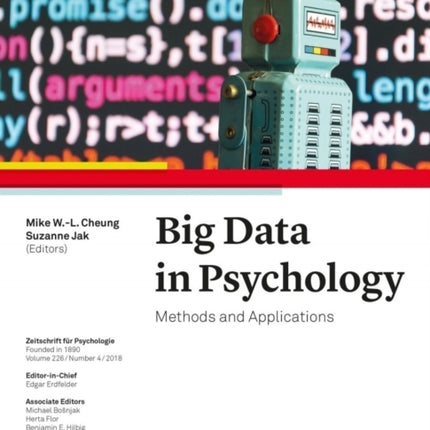 Big Data in Psychology: Methods and Applications: 2018: 226