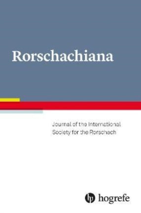 Rorschachiana: Journal of the International Society for the Rorschach, Vol. 42 /2021: 42