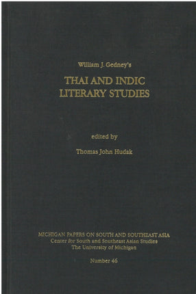 Thai and Indic Literary Studies