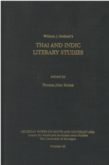 Thai and Indic Literary Studies