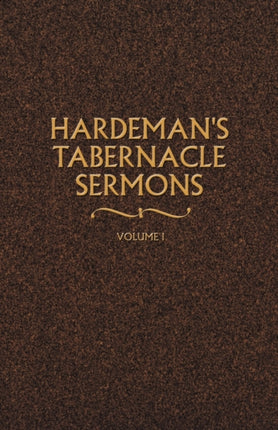 Hardemans Tabernacle Sermons Volume I 01