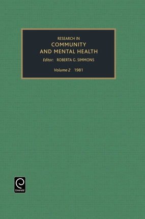 Research in Community and Mental Health