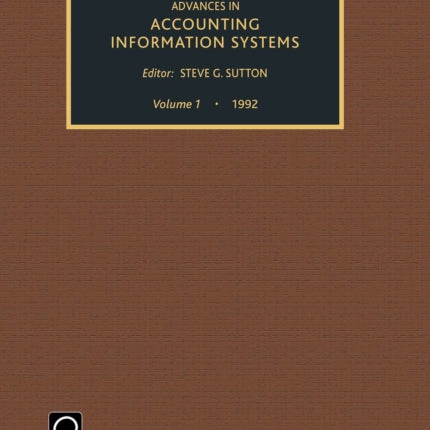 Advances in Accounting Information Systems