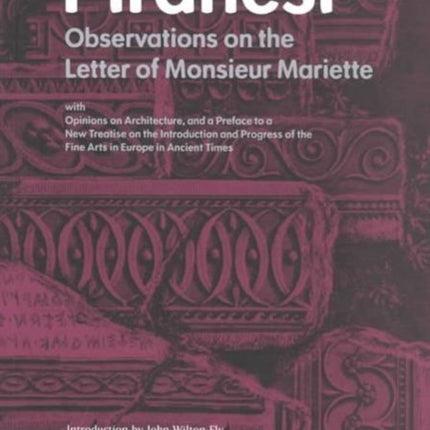 Observations on the Letter of Monsieur Mariette