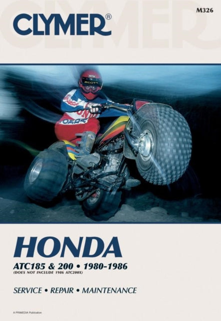 Honda ATC185 & ATC200 Series ATV (1980-1986) Service Repair Manual