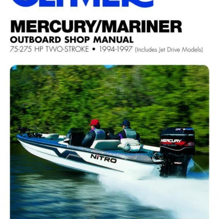 Mercury Mariner 75-275 HP Two Stroke Outboards Includes Jet Drive Models (1994-1997) Service Repair Manual