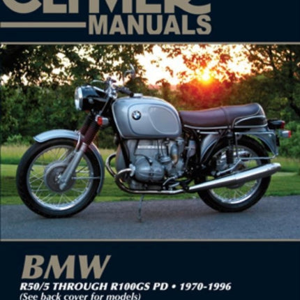 BMW Airhead R50/5 through R100GS PD (1970-1996) Service Repair Manual