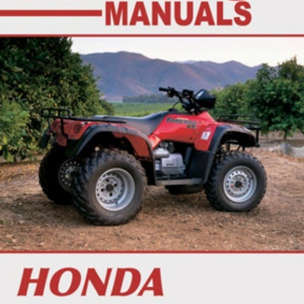 Honda TRX450 Foreman Series ATV (1998-2004) Service Repair Manual