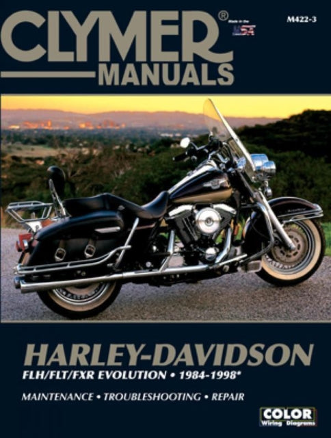 Harley-Davidson Road King, Electra, Tour Glide, Low Rider Motorcycle (1984-1998) Clymer Repair Manual