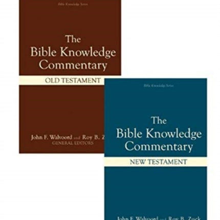 Bible Knowledge Commentary: 2