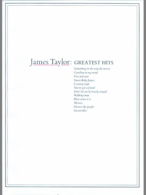 James Taylor: Greatest Hits