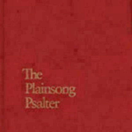 The Plainsong Psalter