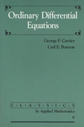 Ordinary Differential Equations Classics in