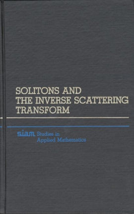 Solitons and the Inverse Scattering Transform 4