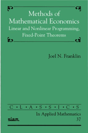 Methods of Mathematical Economics Linear and