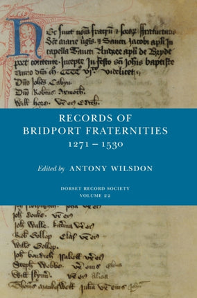 Records of Bridport Fraternities 12711530