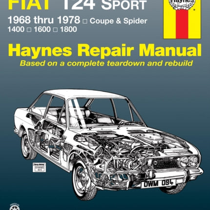 Fiat 124 Sport Coupe & Spider (1968-1978) Haynes Repair Manual (USA)