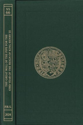 The Great Roll of the Pipe for the FortyThird Year of the Reign of King Henry III Michaelmas 1259 Pipe Roll 103