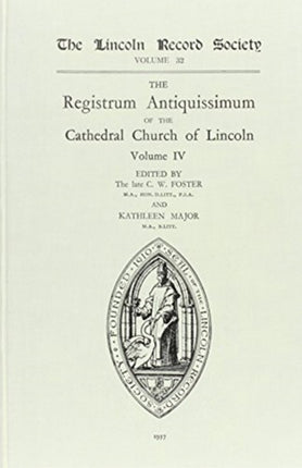 Registrum Antiquissimum of the Cathedral Church of Lincoln [4]