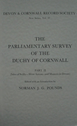 The Parliamentary Survey of the Duchy of Cornwall