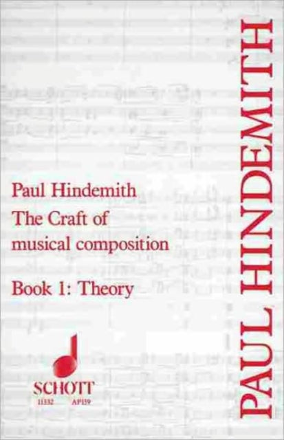 Craft of Musical Composition Book One Theoretical Part Tap159 Theory