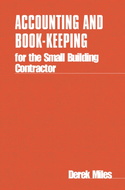 Accounting and Bookkeeping for the Small Building
