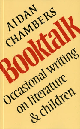 Book Talk Occasional Writing on Literature and