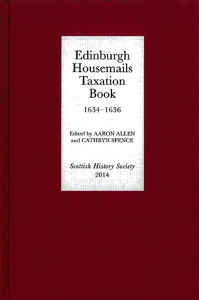 Edinburgh Housemails Taxation Book, 1634-1636