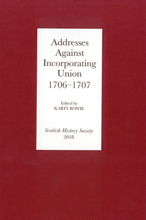 Addresses Against Incorporating Union 17061707