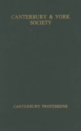 Canterbury Professions