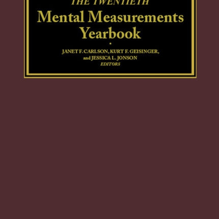 The Twentieth Mental Measurements Yearbook