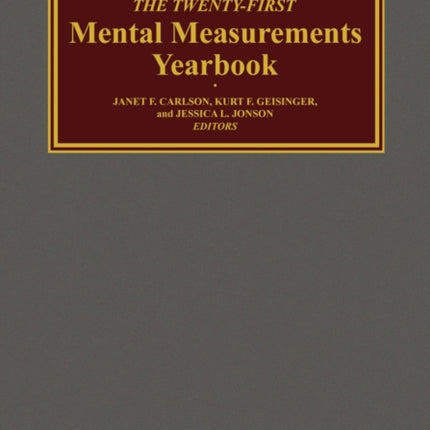 The TwentyFirst Mental Measurements Yearbook