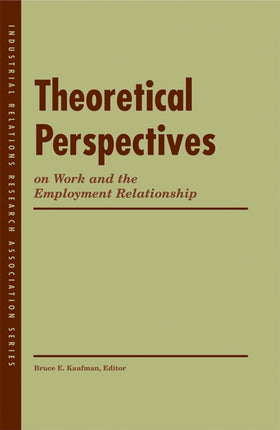 Theoretical Perspectives on Work and the