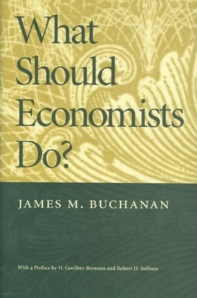 What Should Economists Do?