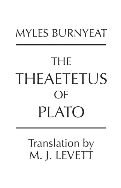 The Theaetetus of Plato