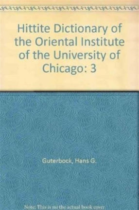 Hittite Dictionary of the Oriental Institute of the University of Chicago Volume L-N, fascicle 2 (-ma to miyahuwant-)