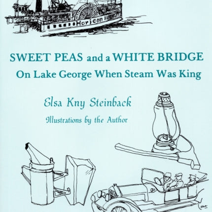 Sweet Peas And A White Bridge