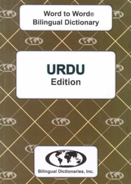 EnglishUrdu  UrduEnglish WordtoWord Dictionary