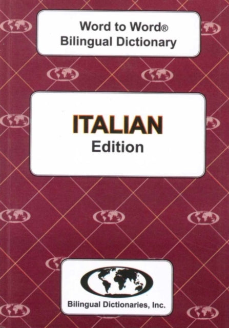 EnglishItalian  ItalianEnglish WordtoWord