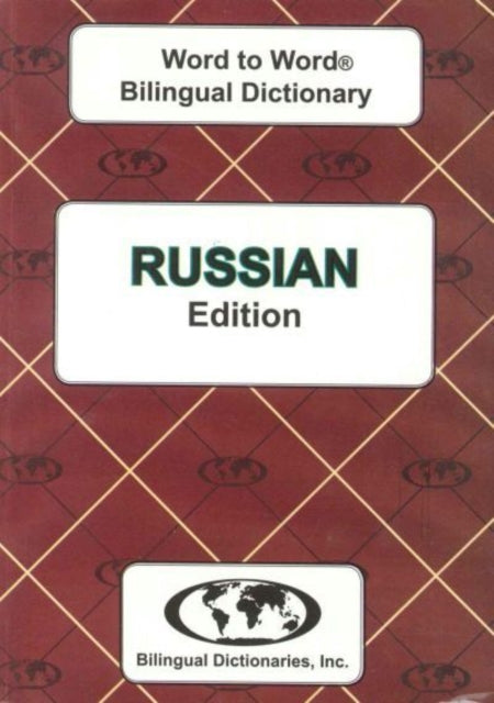 EnglishRussian  RussianEnglish WordtoWord