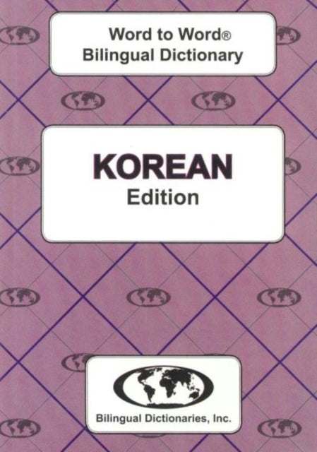 EnglishKorean  KoreanEnglish WordtoWord