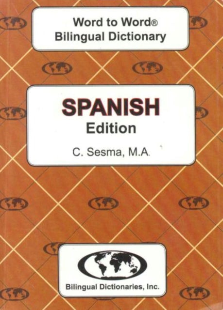 EnglishSpanish  SpanishEnglish WordtoWord