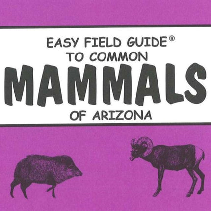 Easy Field Guide to Common Mammals of Arizona