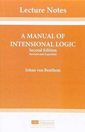 A Manual of Intensional Logic